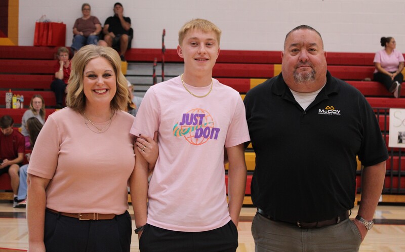 Student with parents