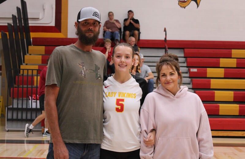 Student with parents