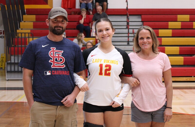Student with parents