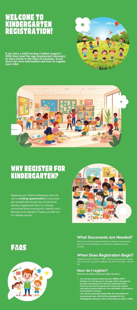 2026-2027 Kindergarten Registration