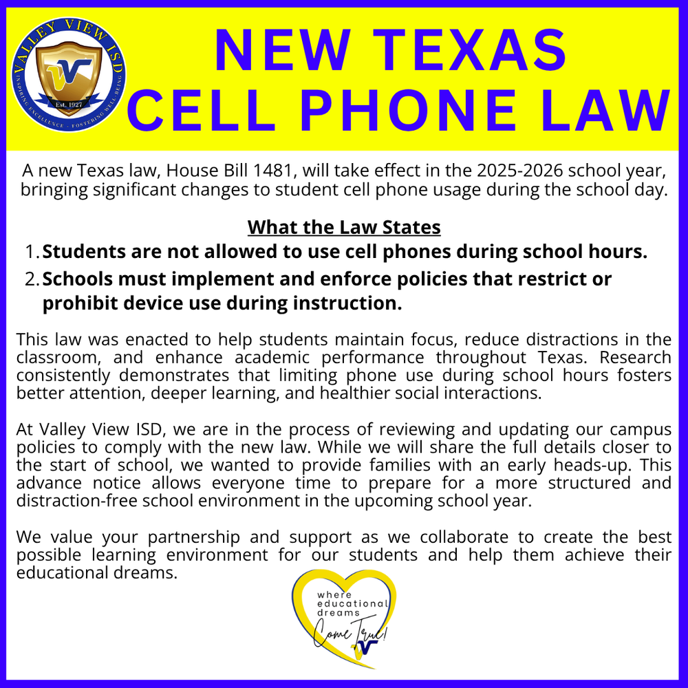 Texas Cell Phone Law
