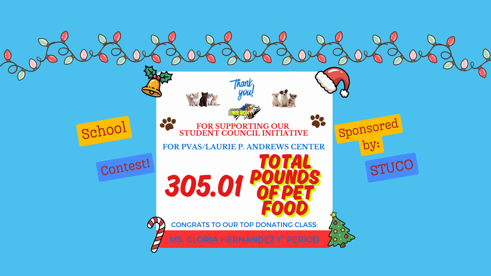 pet food drive results