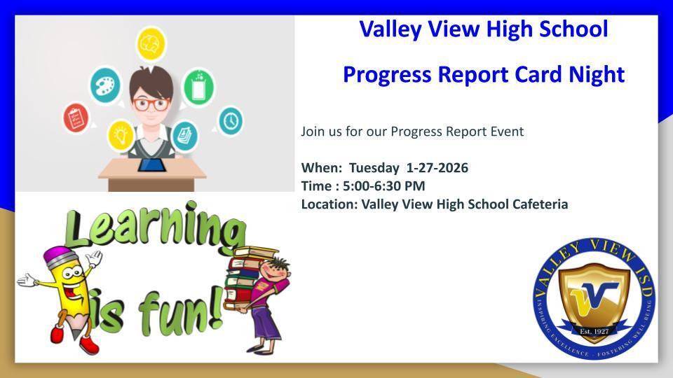 Progress Report Night