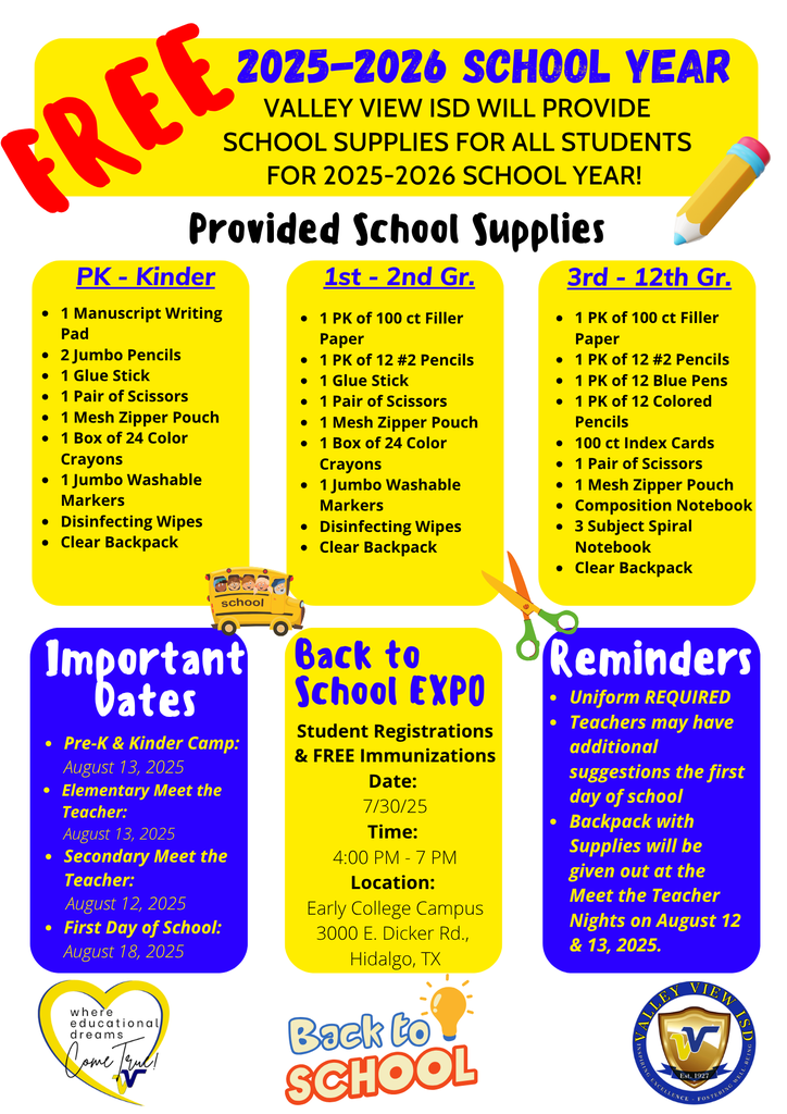 free supplies