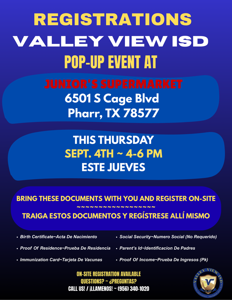 New to District Registration