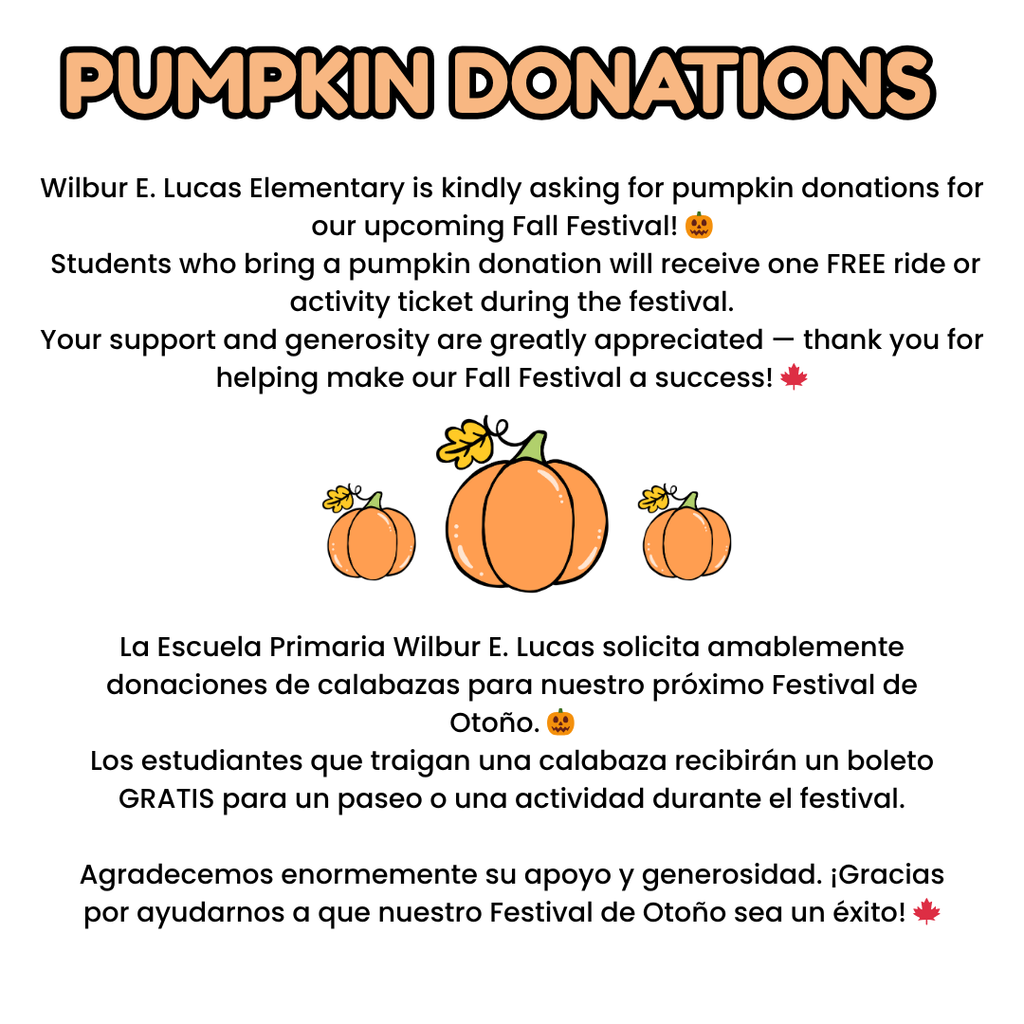 Pumpkin Donations