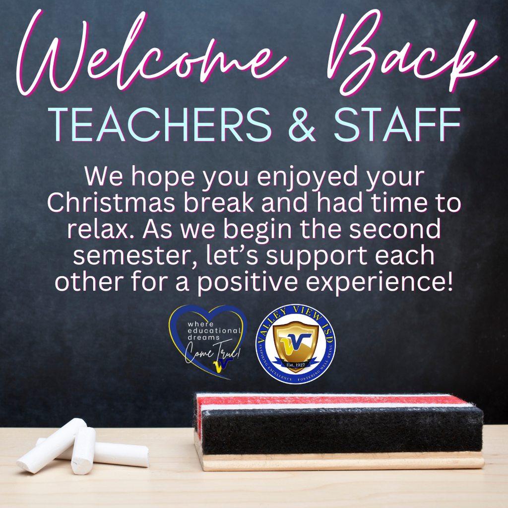 Welcome Back Message 
