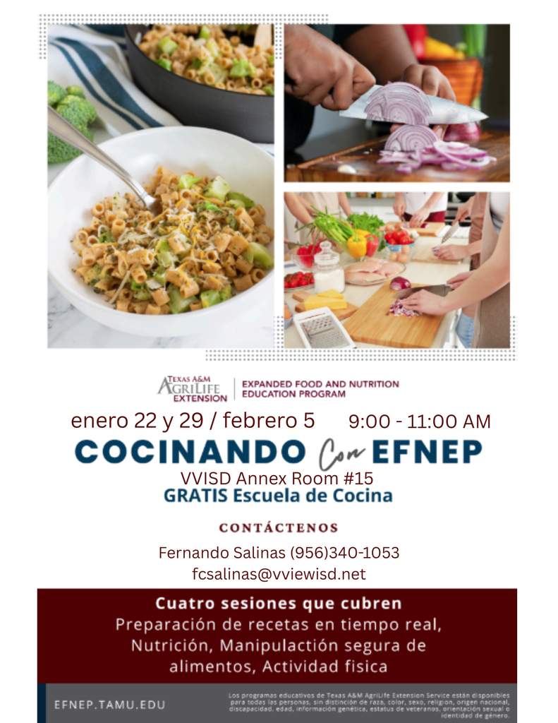 Agrilife Cooking Classes