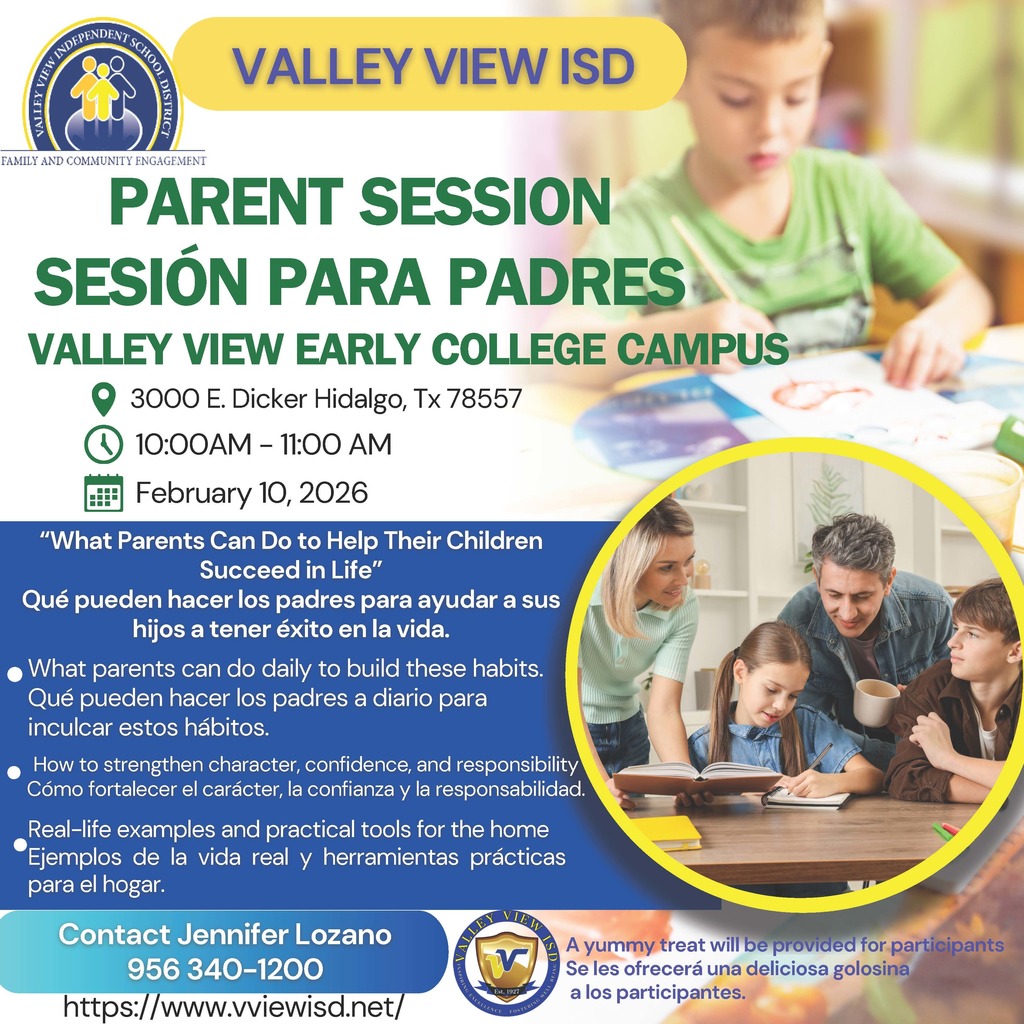 Parent Session Flyer 