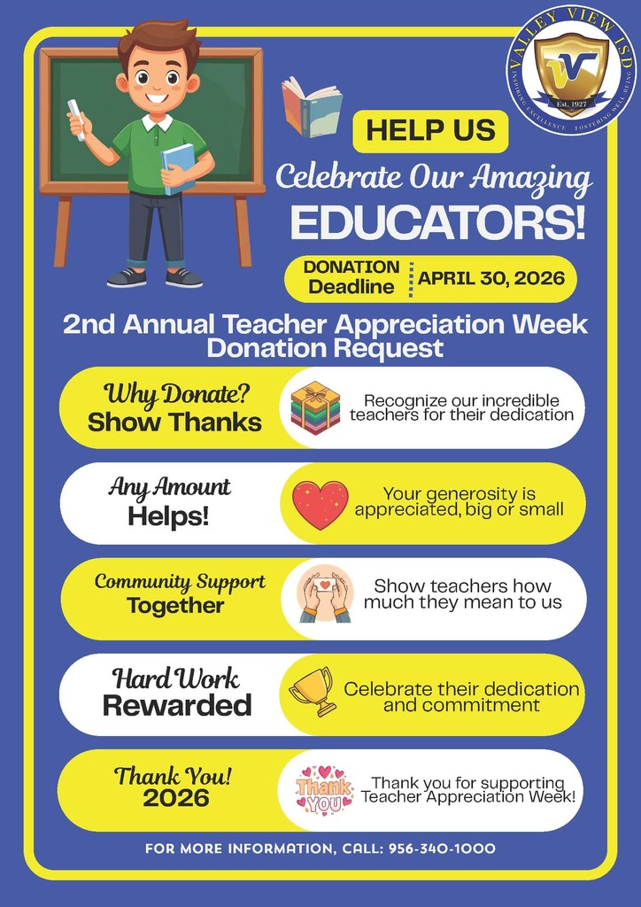 2nd Annual Teacher Appreciation Week Donation Request