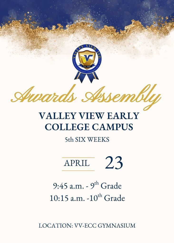 Awards Assembly Invite