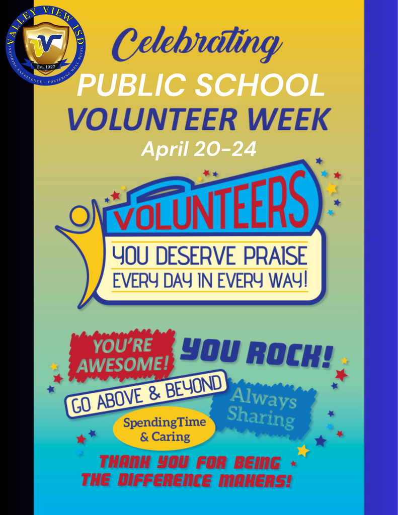 Public School Volunteer Week!