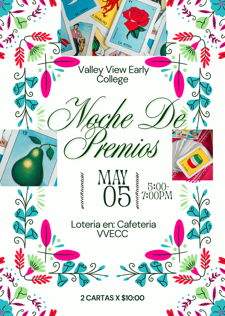 Noche de Loteria!!! Come join us @ ECC on May 5, 2026 5:00-7:00pm