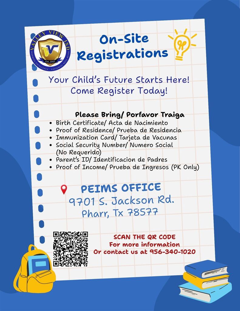 Registrations 2026-2027