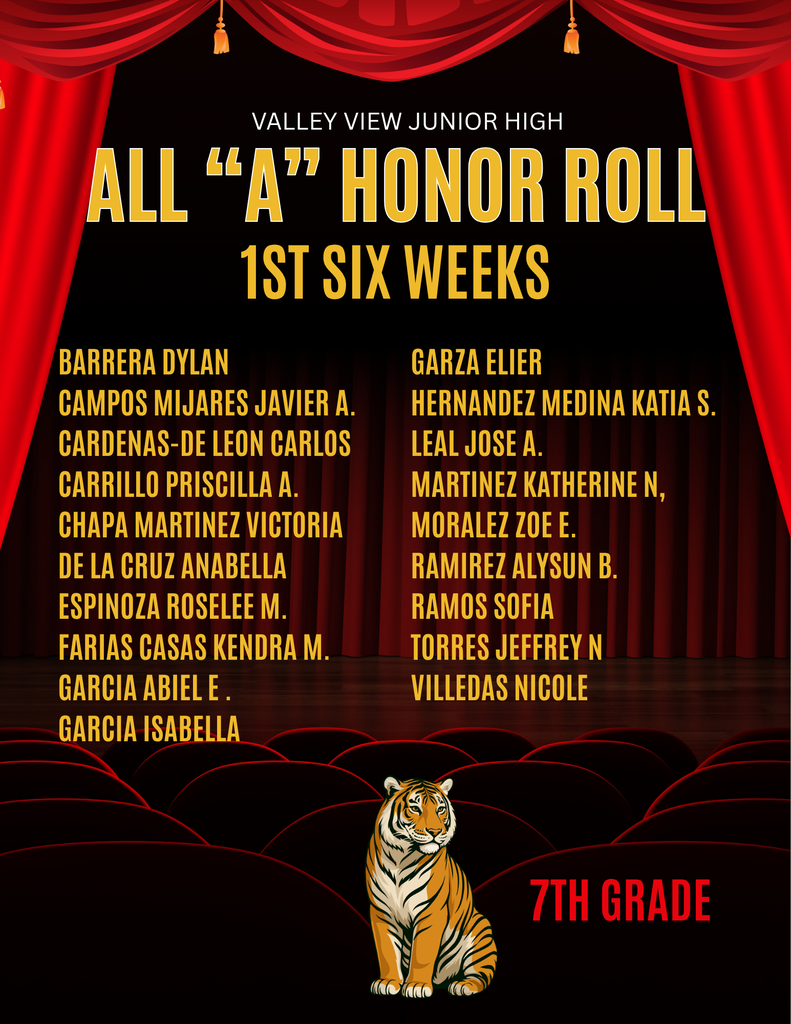 A Honor Roll 7th Grade