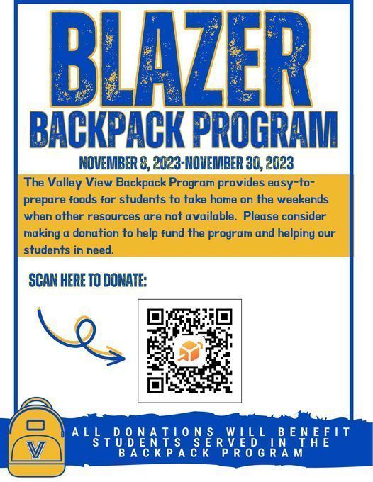 blazer backpack program