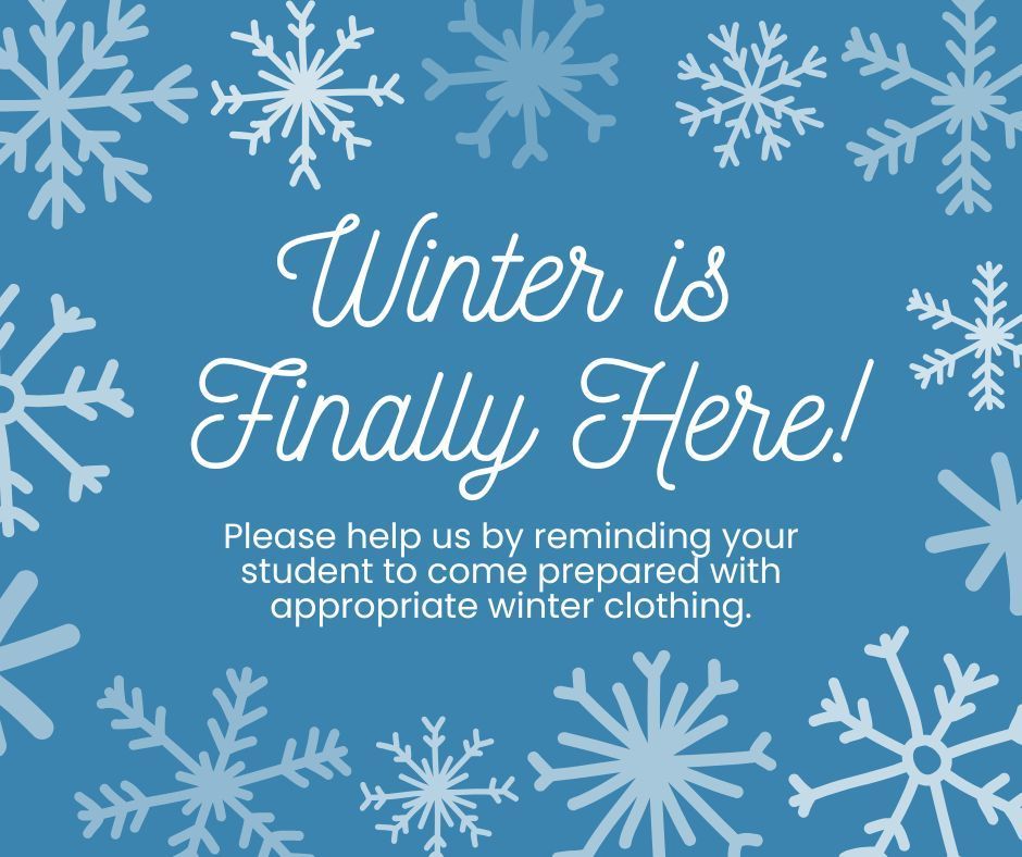Winter is Finally Here!