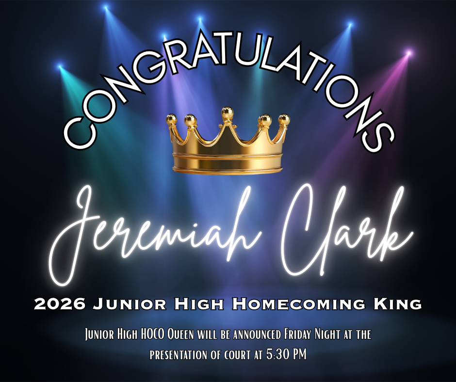 2026 Junior High Homecoming King
