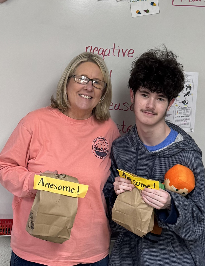 Blazer of the week pic--student with teacher