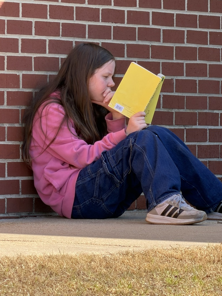 reading outside