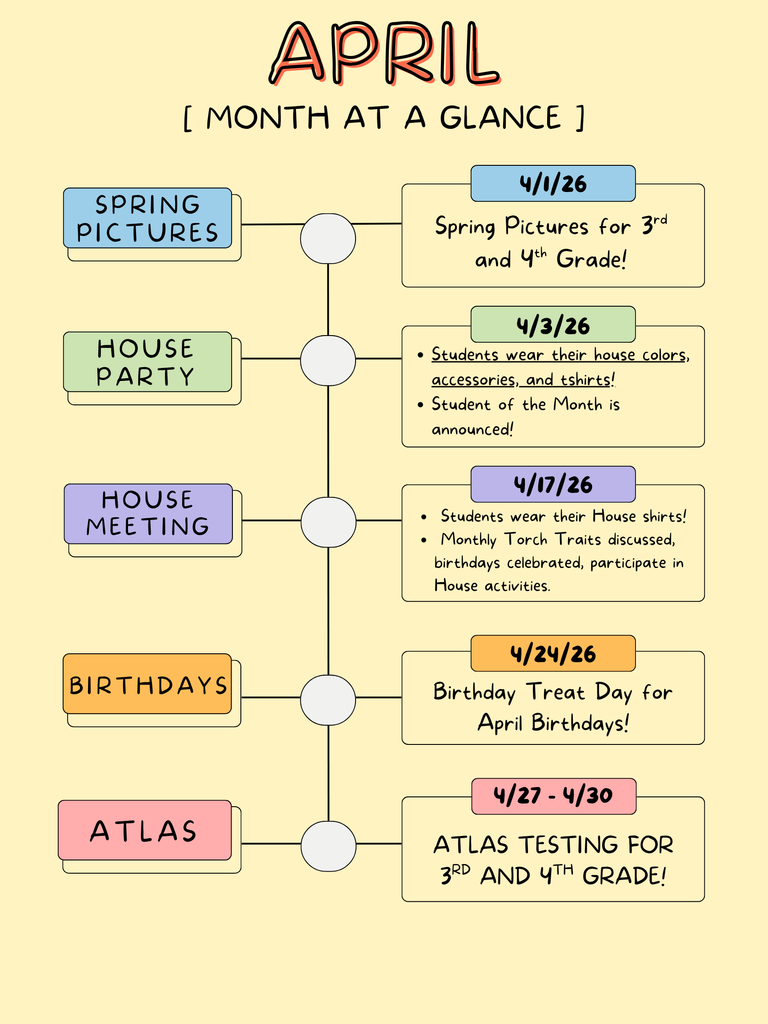 april month at a glance