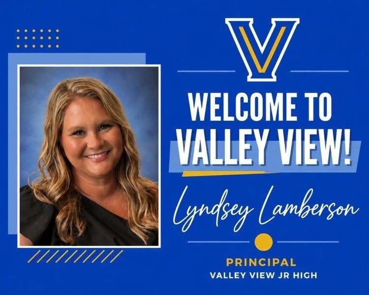 welcome graphic for new principal - Lyndsey Lamberson