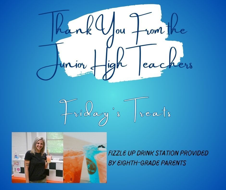 Fizzle Up drinks thank you