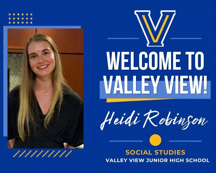 welcome photo and graphic for Robinson