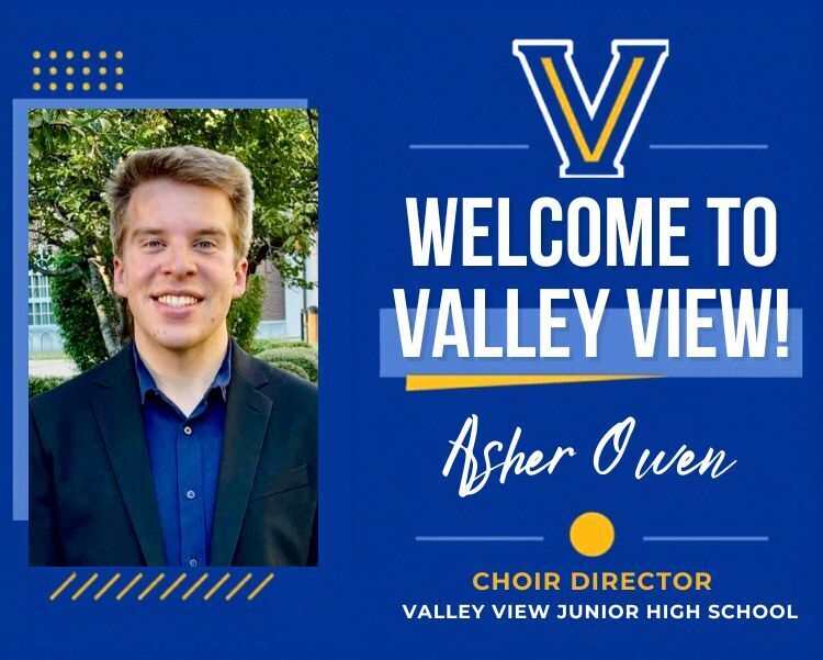 welcome photo and graphic for Asher Owen