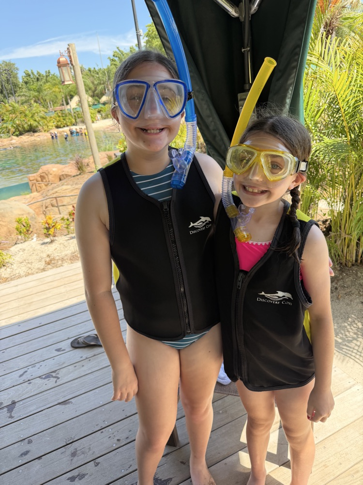 Children at Discovery Cove.