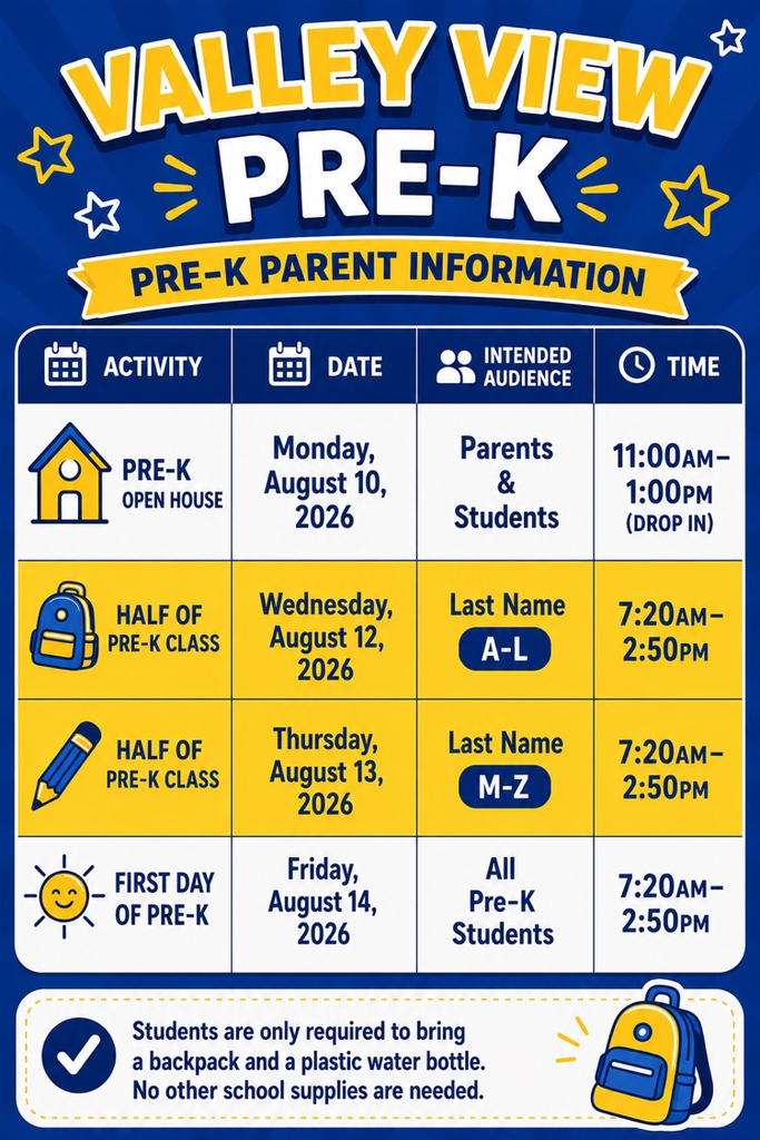 PreK Student Information