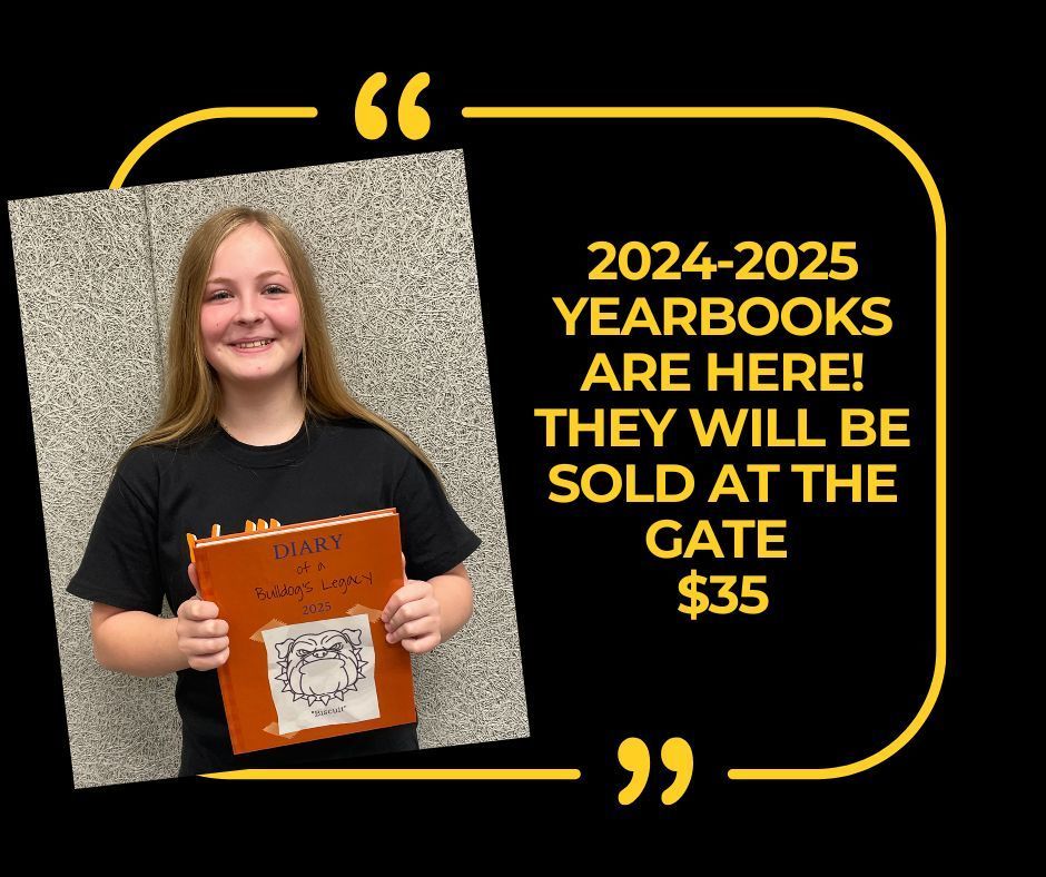 Yearbook Announcement