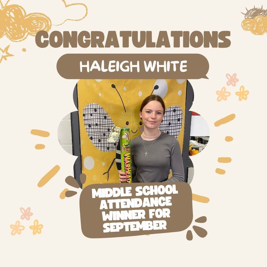 September Perfect Attendance Winner