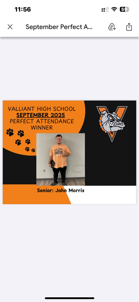 attendance award winner