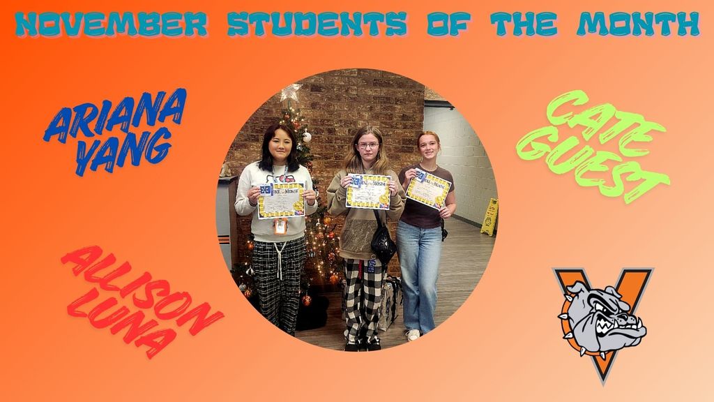 November Students of the Month