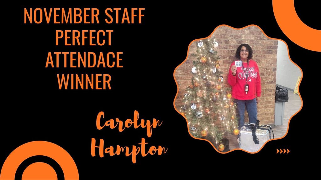 November Staff Attendance WInner