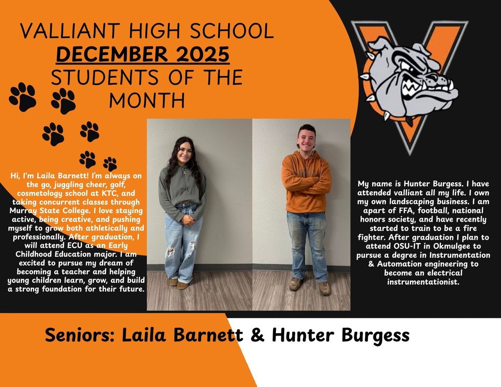 December Student of the Month