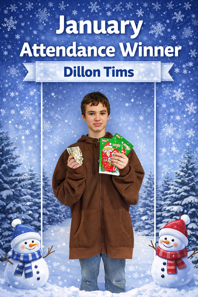 January 2026 Attendance Winner