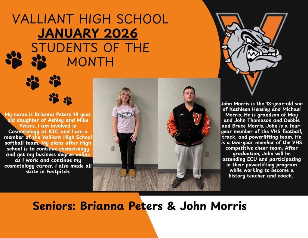 Students of the Month