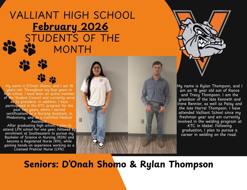 Students of the Month