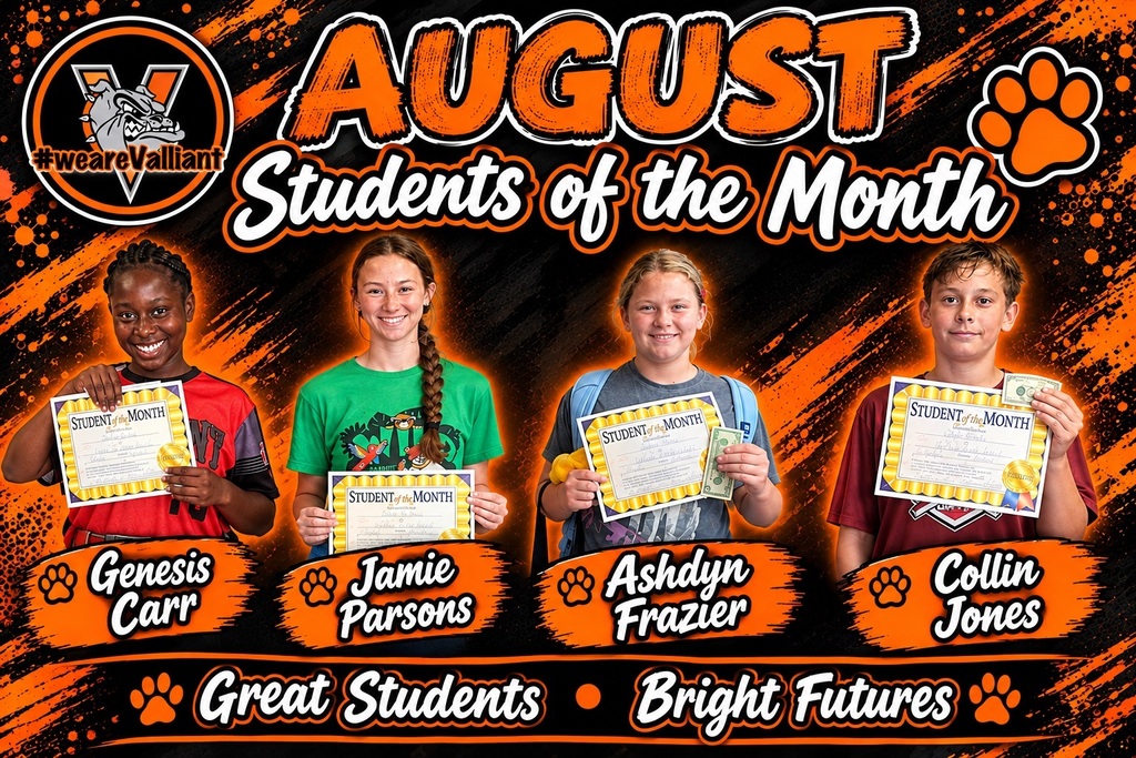 August Students of the the Month 2026