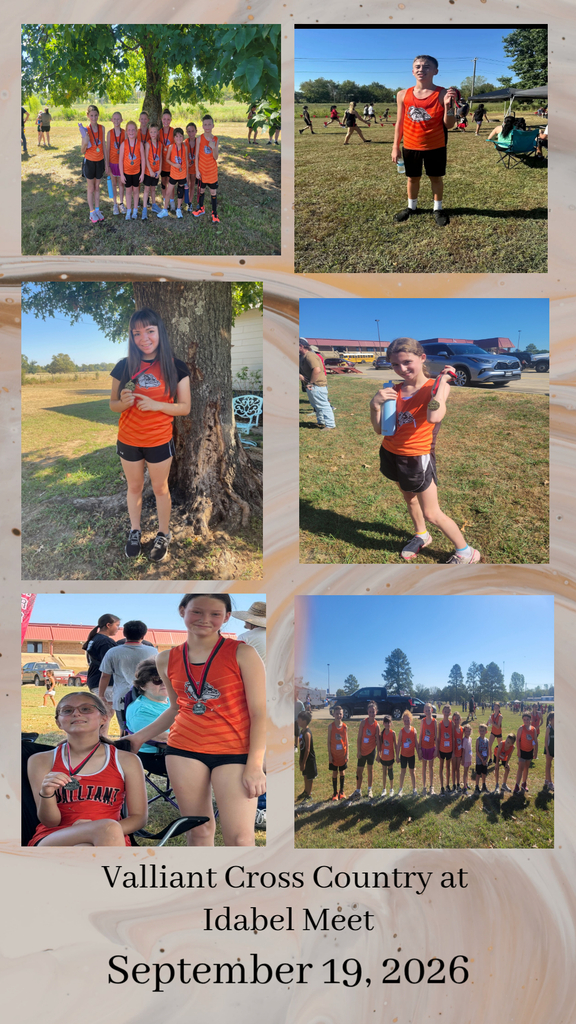 Valliant Cross Country at Idabel Meet