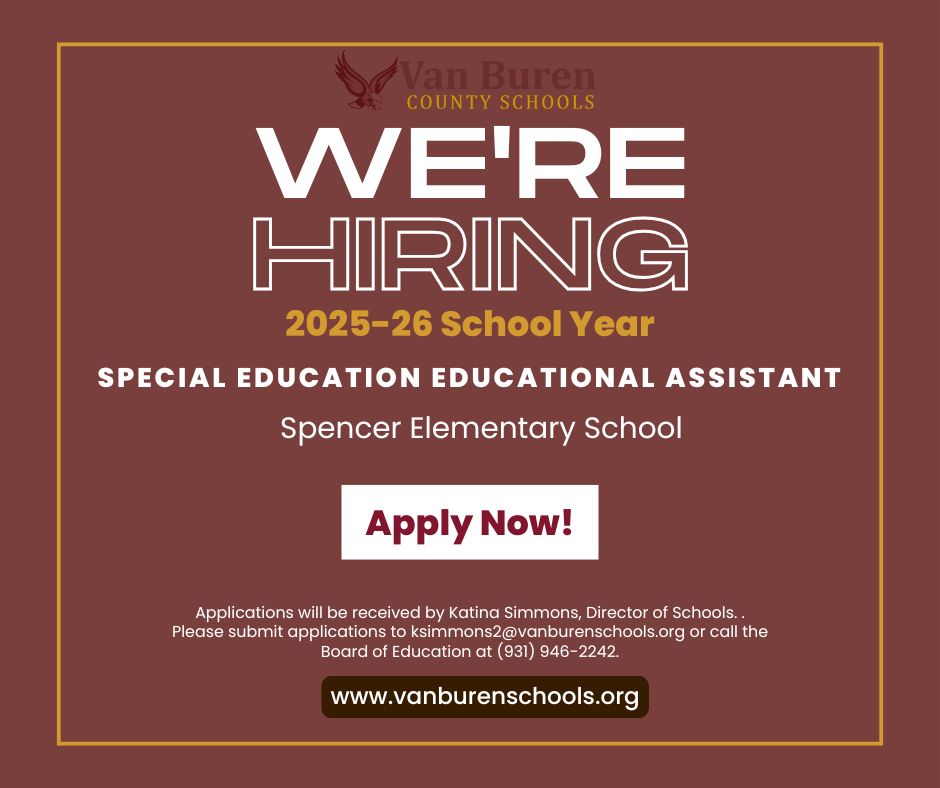 We're Hiring Special Education Educational Assistant