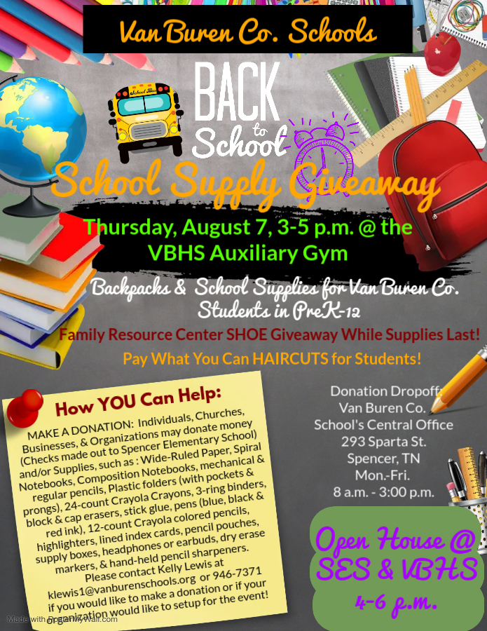 School Supply Giveaway 2025