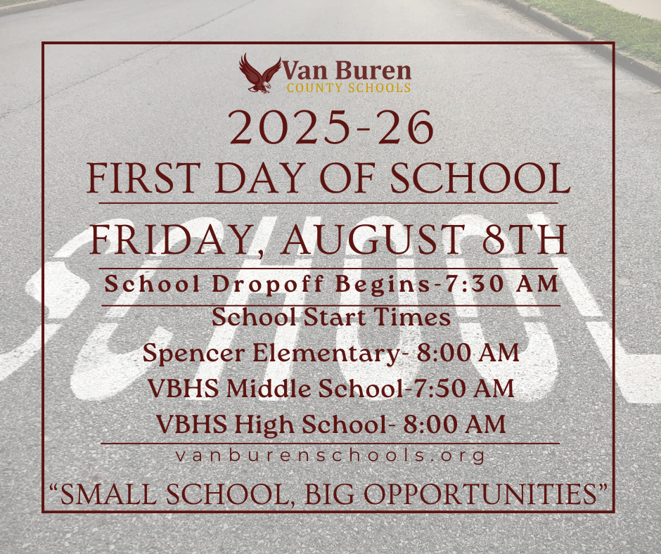 First Day of School Reminders