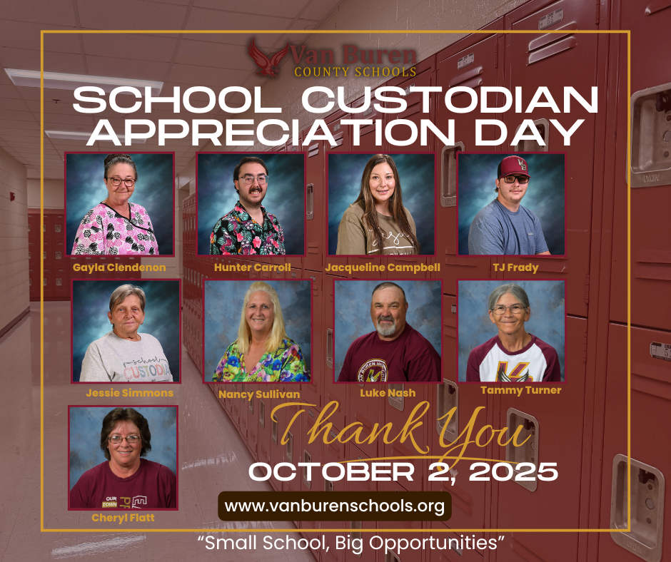 School Custodian Appreciation Day October 2, 2025