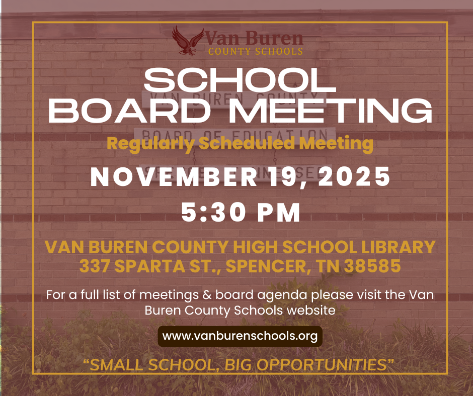 School Board Meeting 11/19/25 at 5:30 PM