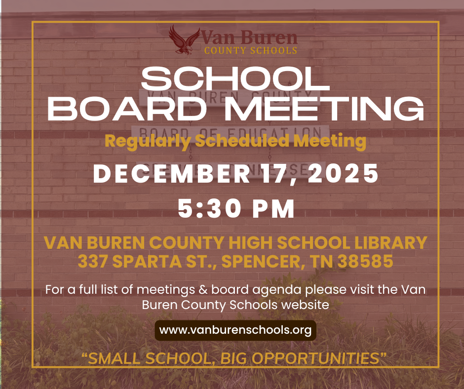 School Board Meeting on December 17, 2025 at 5:30 PM