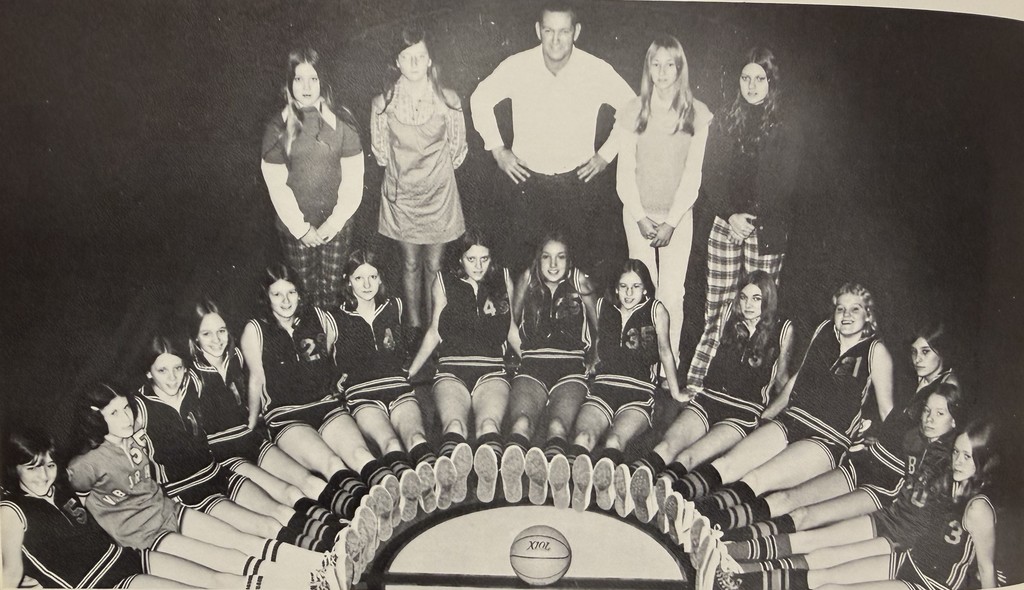 1974 Junior High Eaglettes Basketball Team