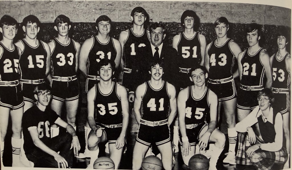 1974 High School Eagles Basketball Team